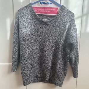 Old Navy Oversized Voop Neck Cotton Stretch Tunic Sweater